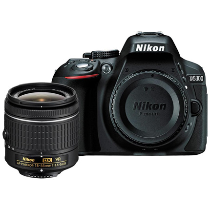 Nikon D5300 18-55mm VR AF-P -Black Refurbished