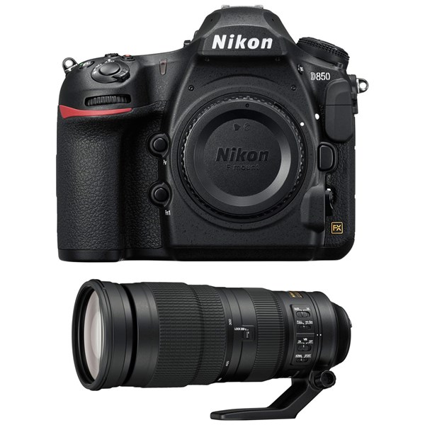 Nikon D850 DSLR Body With Nikkor AF-S 200-500mm f/5.6E ED VR Zoom Lens