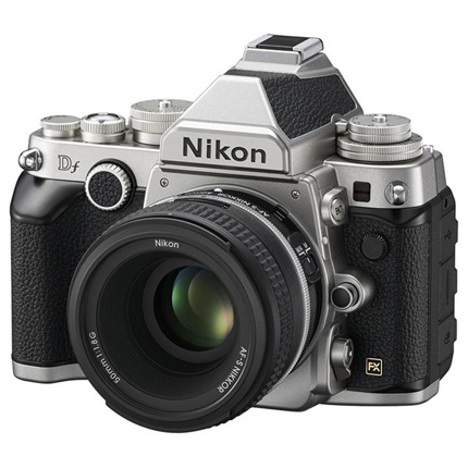 Nikon Df DSLR digital camera + 50mm f/1.8 SE - Chrome