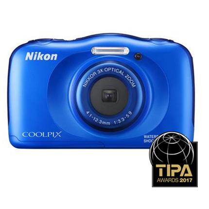 Nikon Coolpix W100 Blue Waterproof Compact Camera