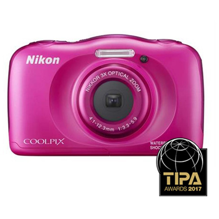 Nikon Coolpix W100 Pink Waterproof Compact Camera