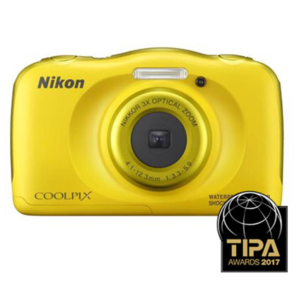Nikon Coolpix W100 Yellow Waterproof Compact Camera
