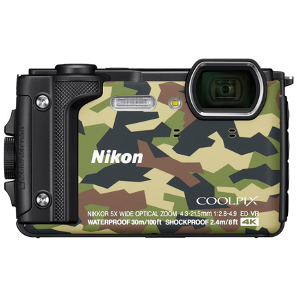 Nikon Coolpix W300 Waterproof Camera Camouflage