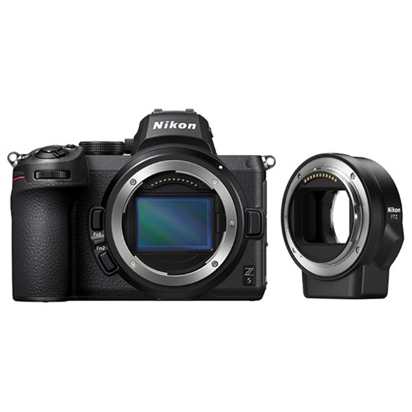 Nikon Z5 Mirrorless Camera with FTZ lens adapter 