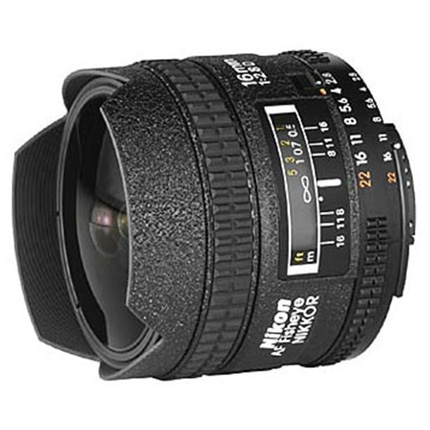 Nikon AF Fisheye-Nikkor 16mm f/2.8D Lens