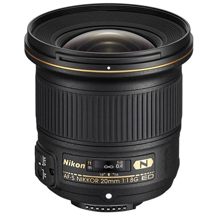 Nikon AF-S NIKKOR 20mm Lens f/1.8G ED