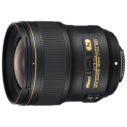 Nikon AF-S Nikkor 28mm f/1.4E ED Wide Angle Prime Lens