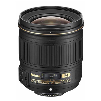 Nikon AF-S Nikkor 28mm f/1.8G Wide Angle Prime Lens