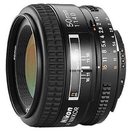 Nikon AF Nikkor 50mm f/1.4D Standard Prime Lens