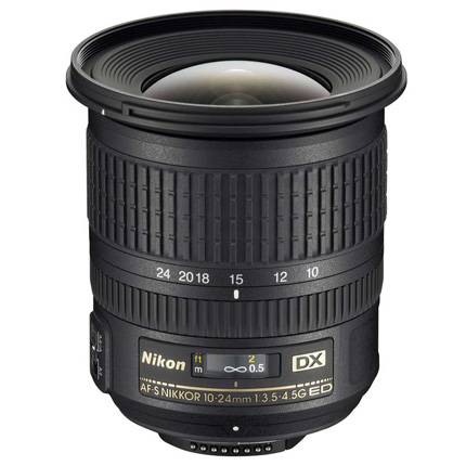 Nikon AF-S DX Nikkor 10-24mm f/3.5-4.5G ED Ultra Wide Angle Zoom Lens