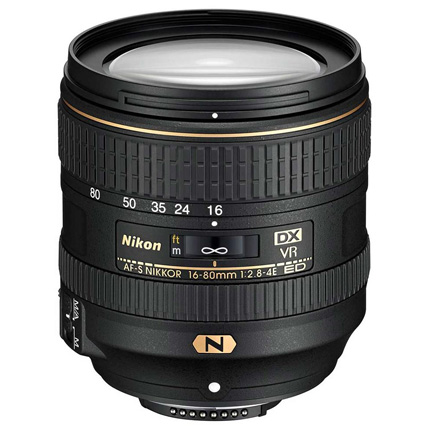 Nikon AF-S DX Nikkor 16-80mm f/2.8-4E ED VR Zoom Lens