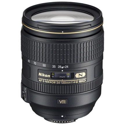 Nikon AF-S Nikkor 24-120mm f/4G ED VR Zoom Lens
