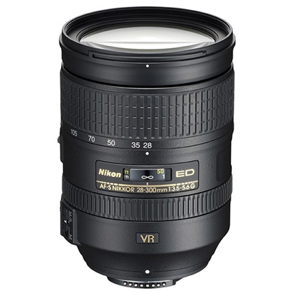 Nikon AF-S NIKKOR 28-300mm f/3.5-5.6G ED VR DSLR Lens