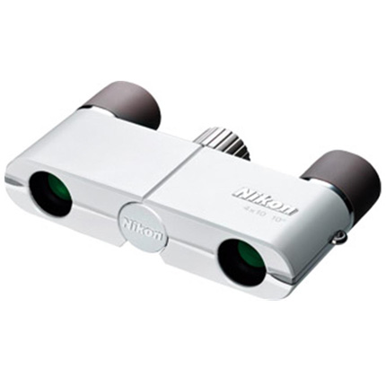 Nikon 4x10 DCF White Binoculars