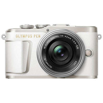 Olympus PEN E-PL9 With 14-42mm EZ Pancake Lens Kit White