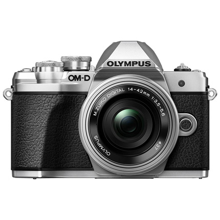 Olympus OM-D E-M10 Mark III Camera With 14-42mm EZ Lens Kit Silver
