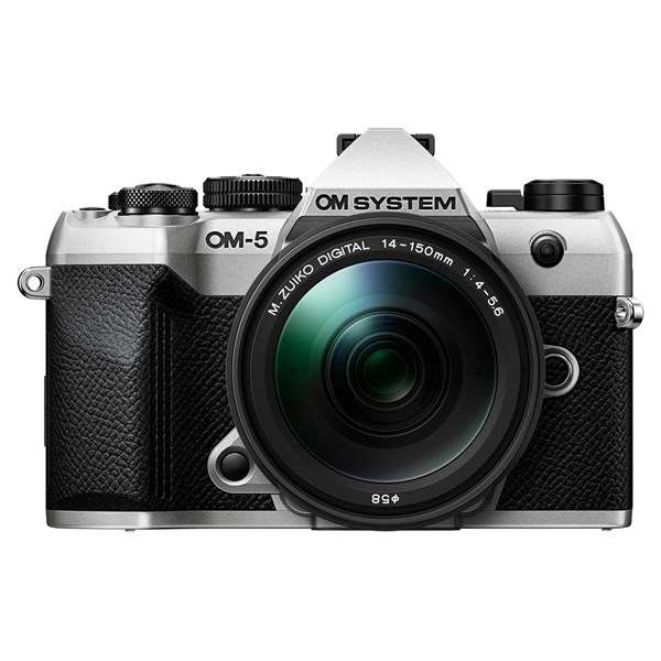 OM System OM-5 Mark II Silver with 14-150mm f/4-5.6 II Lens Kit