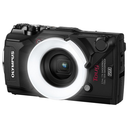 Olympus Tough TG-5 Black + FD-1 flash diffuser