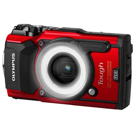 Olympus Tough TG-5 Red + LG-1 light guide
