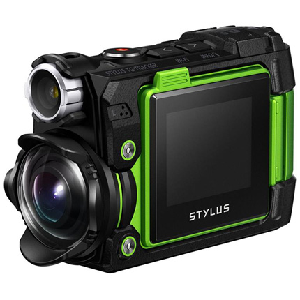 Olympus Tough TG-Tracker Action Camera - Green 