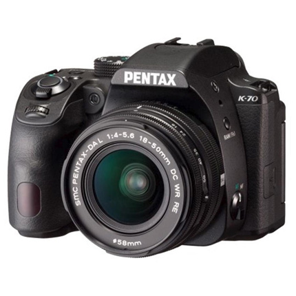 Pentax K-70 DSLR with 18-50mm f/4-5.6 DC WR RE Kit