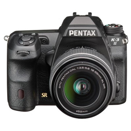 Pentax K-3 II Digital SLR camera + 18-55mm WR lens