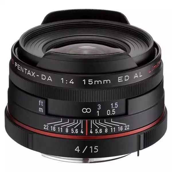 HD Pentax-DA 15mm f/4 ED AL Limited Lens Black