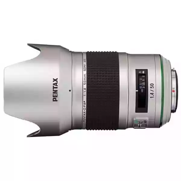 HD PENTAX-D FA* 50mm f/1.4 SDM AW Silver Edition Prime Lens