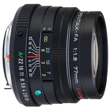 SMC Pentax-FA 77mm f/1.8 Limited Lens Black