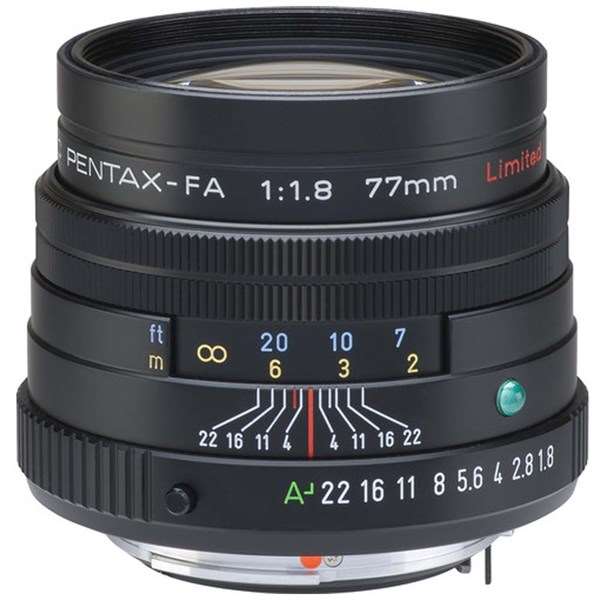 HD PENTAX-FA 77mm f/1.8 Limited Lens Black