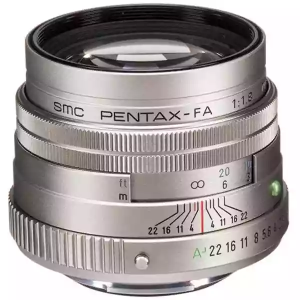 HD PENTAX-FA 77mm f/1.8 Limited Lens Silver