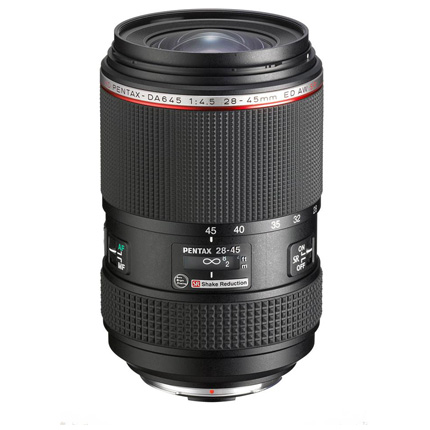 HD Pentax-DA 645 28-45mm f/4.5 ED AW SR Medium Format Zoom Lens