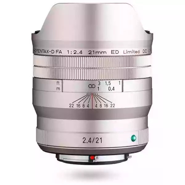 HD Pentax-D FA 21mm f/2.4 ED Limited DC WR Lens Silver