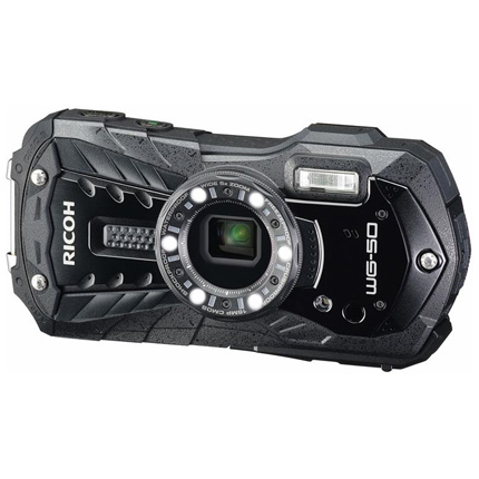 Ricoh WG-50 Waterproof Compact Camera in Black