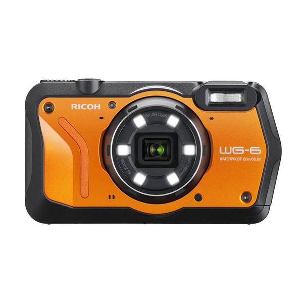 Ricoh WG-6 Action Camera Orange Ex Demo