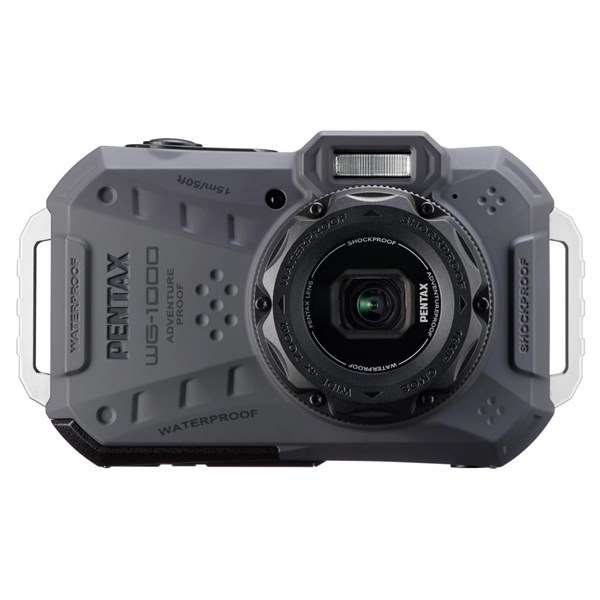 Pentax WG-1000 Waterproof Digital Compact Camera Grey