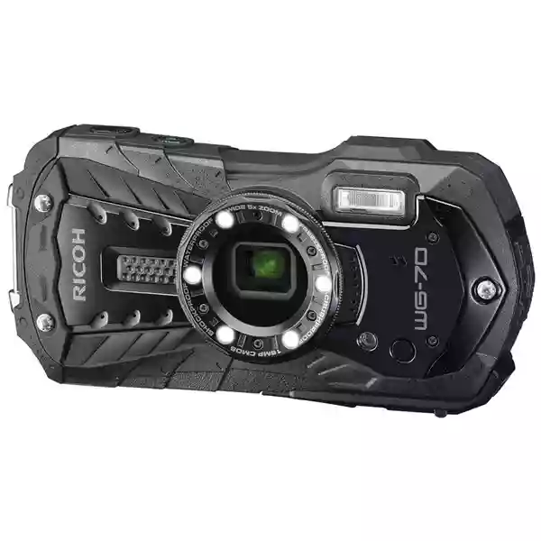 Ricoh WG-70 Waterproof Rugged Camera Black