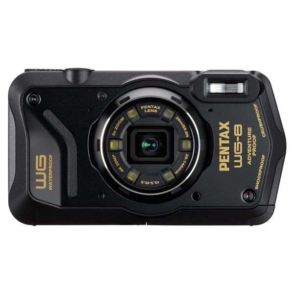 Pentax WG-8 Waterproof Digital Compact Camera Black