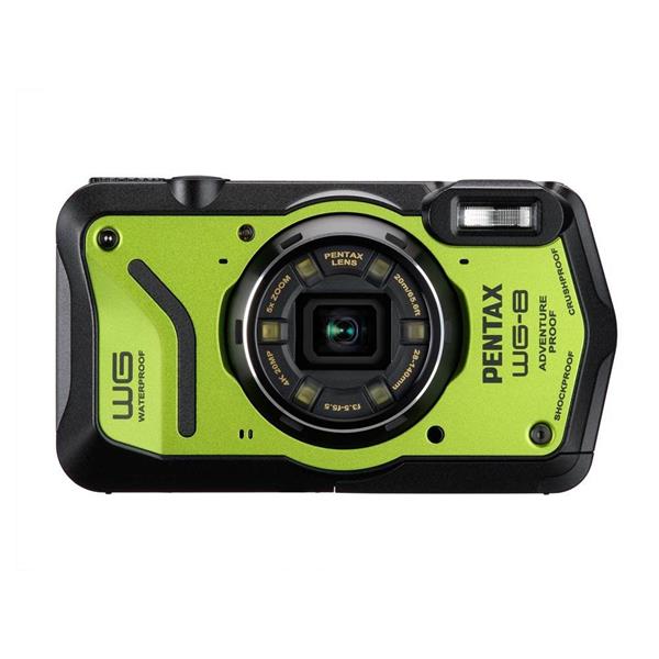 Pentax WG-8 Waterproof Digital Compact Camera Green Open Box