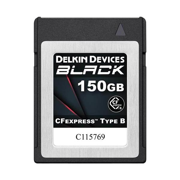 Delkin Black 150GB 1725MB/s CFexpress Type B Memory Card Open Box