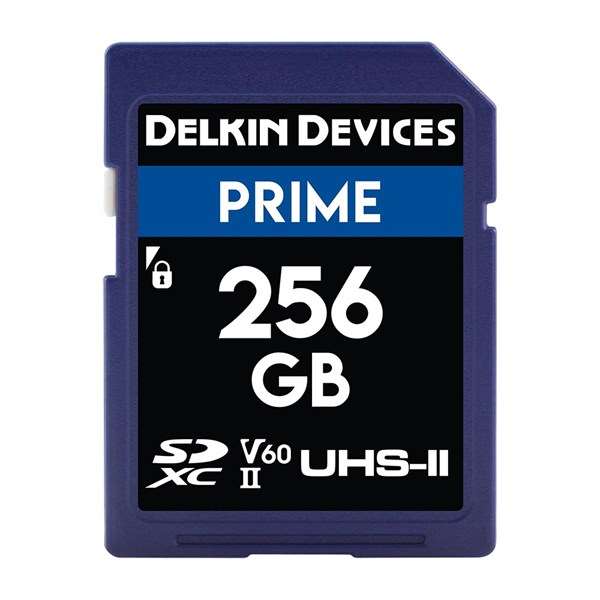 Delkin Prime SD V60 UHS-II 256GB Memory Card