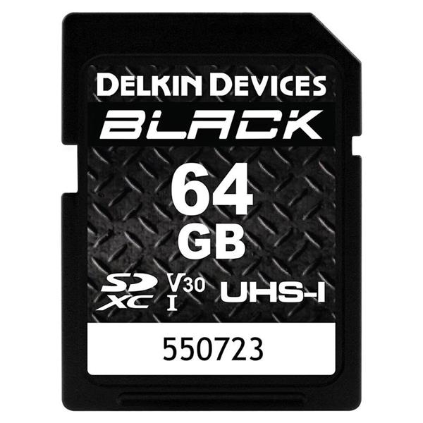 Delkin Black 64GB UHS-I Rugged SD Card