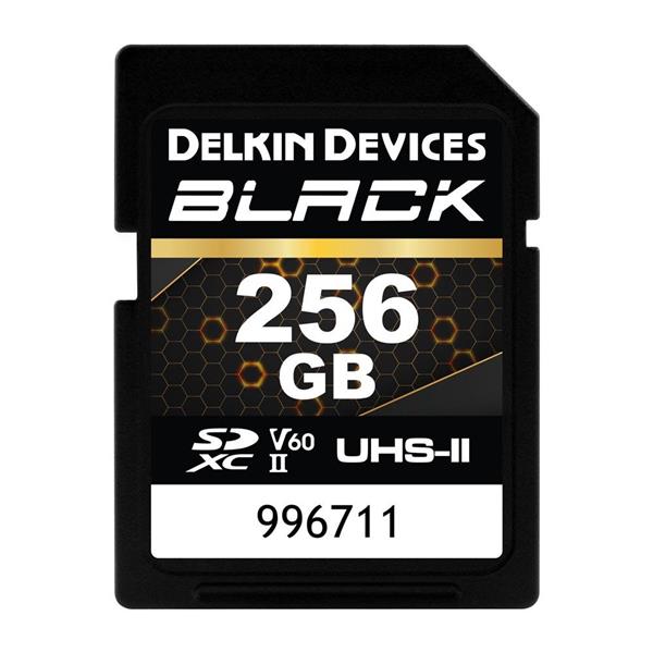 Delkin Black 256GB UHS-II Rugged SD Card Open Box
