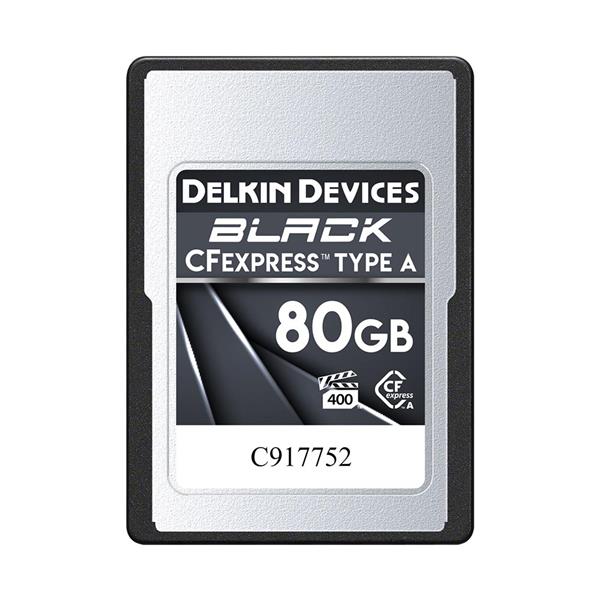 Delkin Black 80GB CFexpress Type A 4.0 VPG200 Card