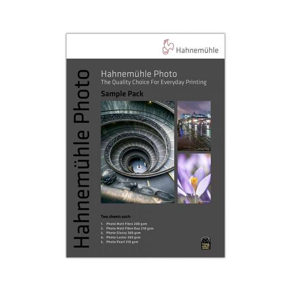 Hahnemuehle Sample Photo Paper Pack A3+