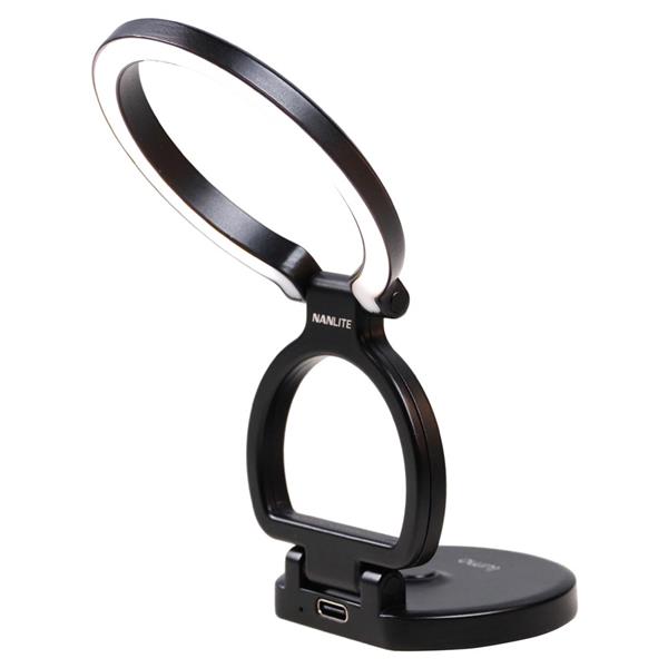 Nanlite Lumo Phone Ring Light Polar Black MagSafe Compatible