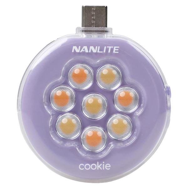Nanlite Cookie LED Mini Light Lavender