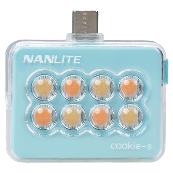 Nanlite Cookie-s LED Mini Light Cyan Blue