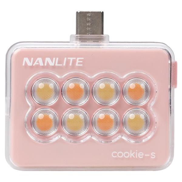 Nanlite Cookie-s LED Mini Light Coral Pink