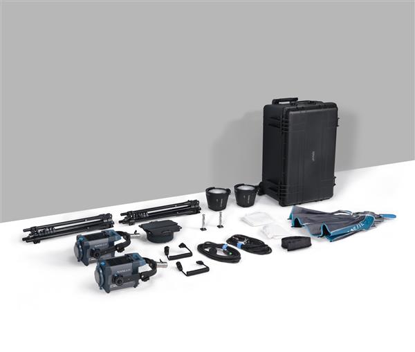 NANLUX Evoke 150C 2KIT 2 x LED Full-Colour Spot Light with Light Stands Kit